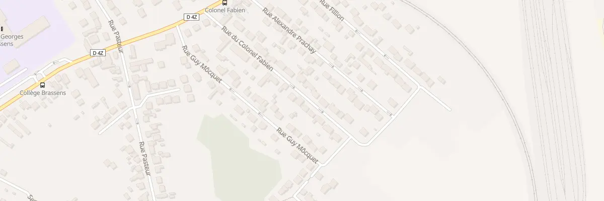Plan du 16 Rue du Colonel Fabien à Persan