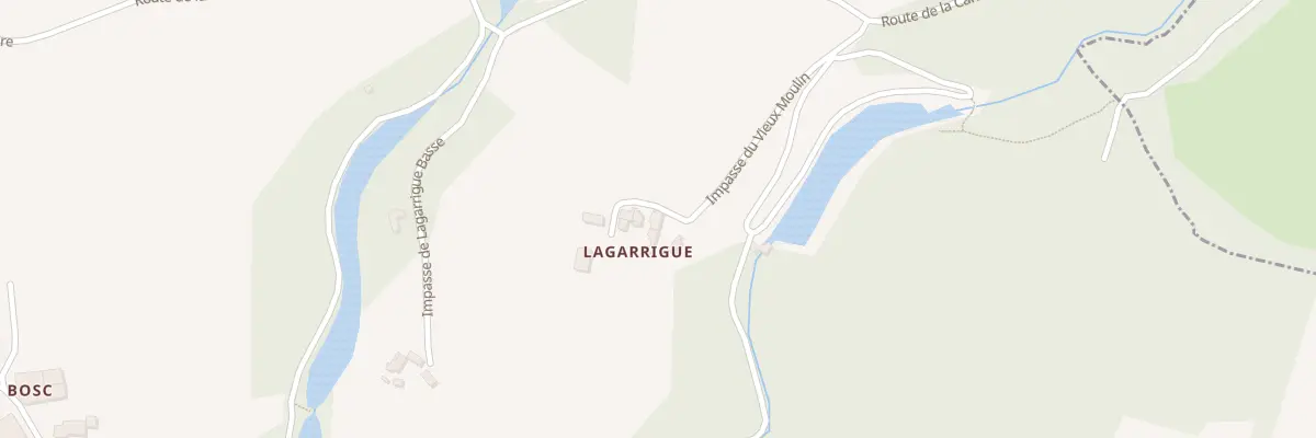 Plan du 5123 Lagarrigue à Roussennac