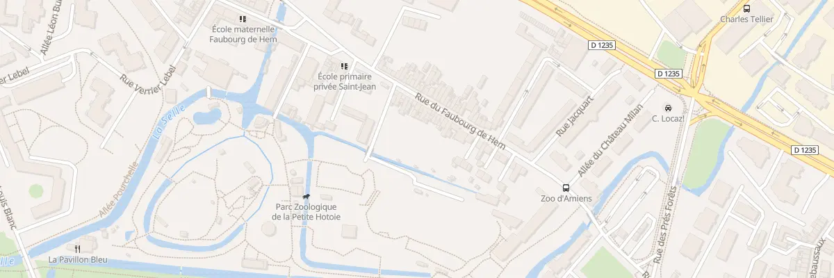 Plan du 79 Rue du Faubourg de Hem à Amiens