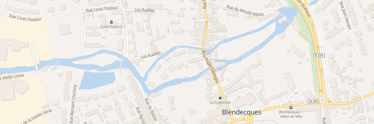 Plan du 21 Rue Roger Salengro Impasse A à Blendecques