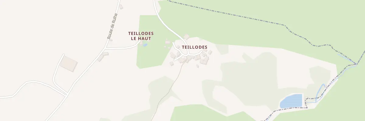 Plan du 5044 Teillodes à Lugan