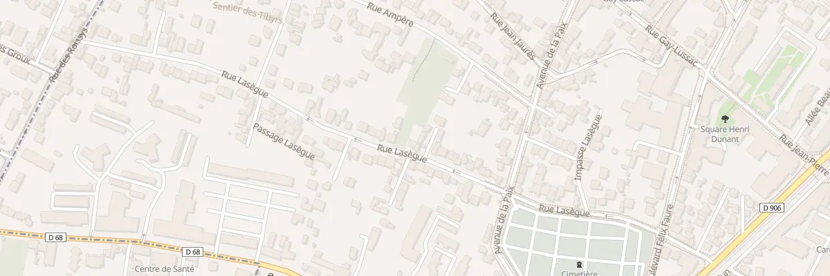 Plan du 84 Rue Lasègue à Châtillon