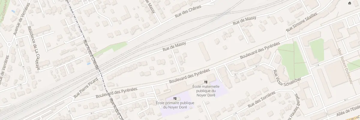 Plan du 129B Rue de Massy à Antony