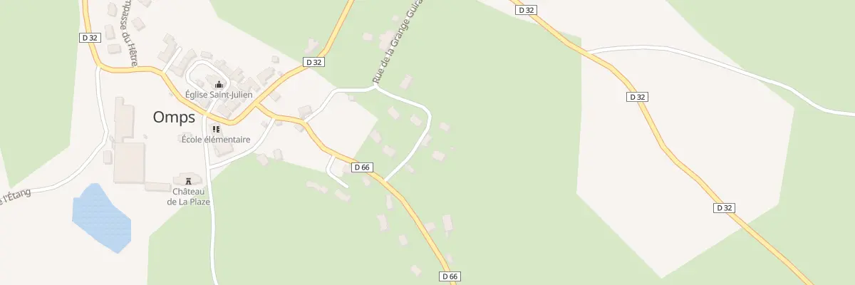 Plan du 5029 La Font Basse à Omps