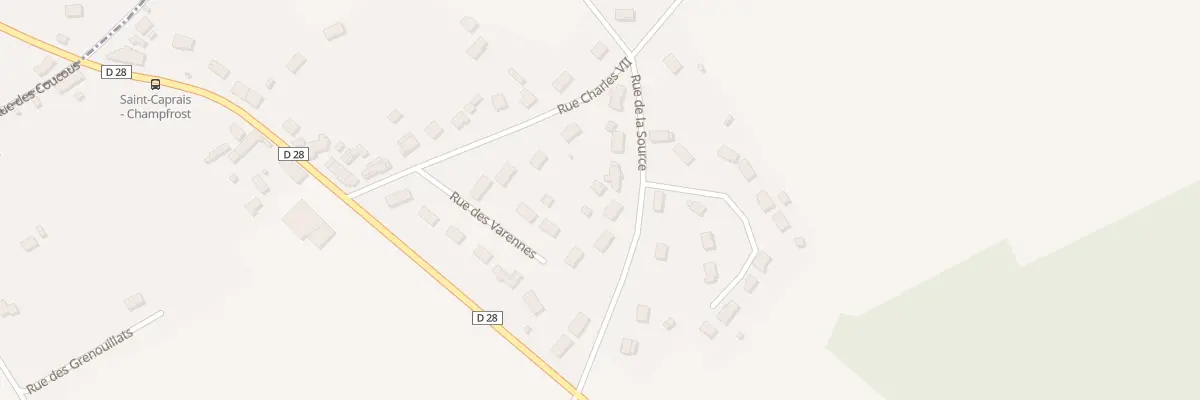 Plan du 8 Rue de la Source à Saint-Caprais