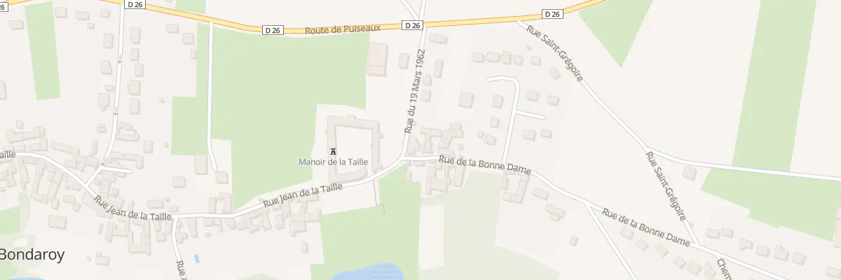 Plan du 58 Rue Jean de la Taille à Bondaroy