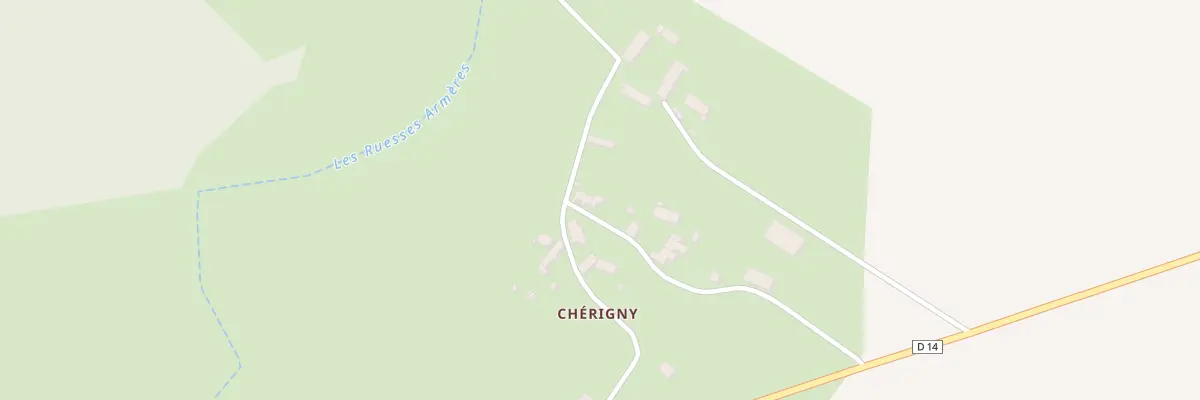 Plan du 17 Cherigny à Venesmes