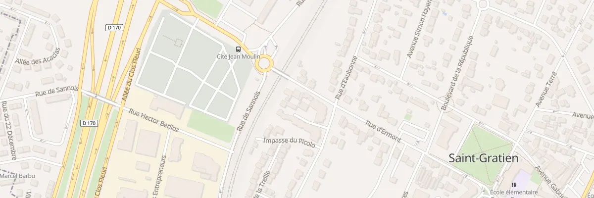 Plan du 75 Rue d’Ermont à Saint-Gratien