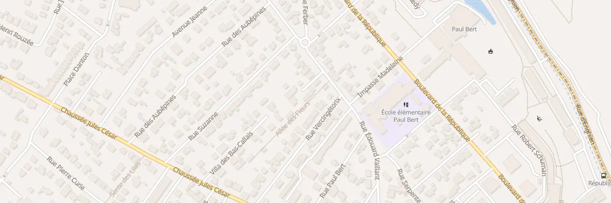 Plan du 34 Rue Edouard Vaillant à Eaubonne