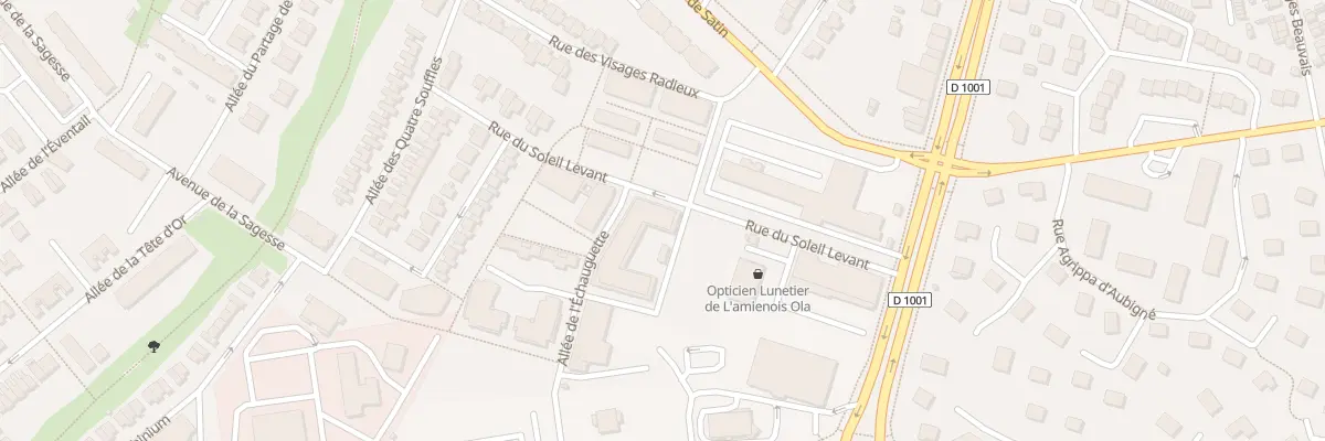 Plan du 8 All du Château de Brangues à Amiens