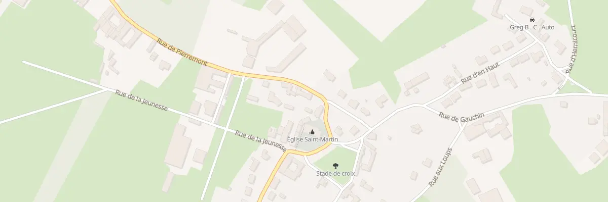 Plan du 102 Rue de Pierremont à Croix-en-Ternois