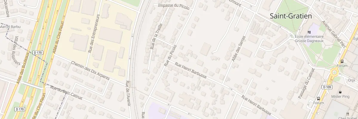 Plan du 44 Rue Henri Barbusse à Saint-Gratien
