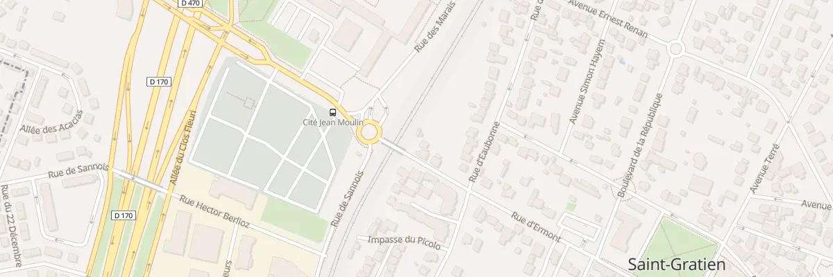 Plan du 20 Rue d’Ermont à Saint-Gratien