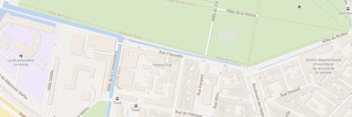 Plan du 29 Rue Chauvelin à Amiens