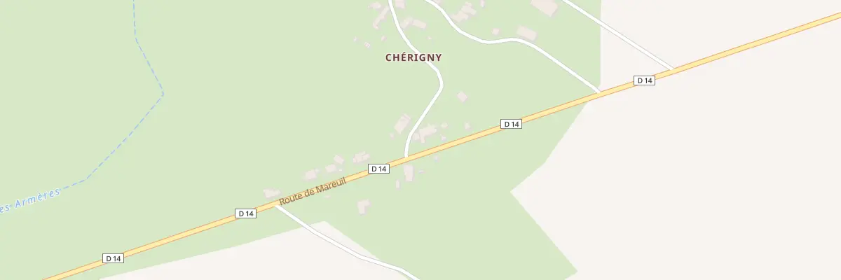 Plan du 7 Cherigny à Venesmes