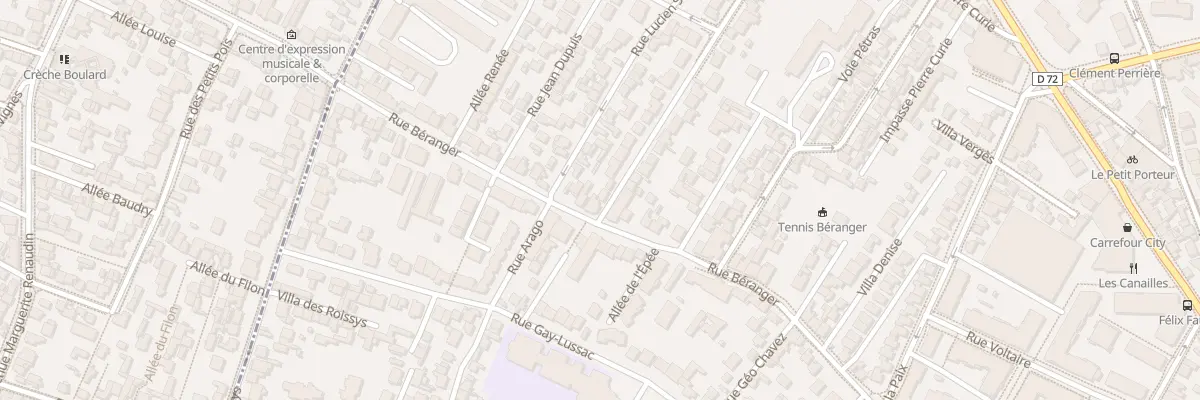 Plan du 3 Rue François Pinson à Châtillon