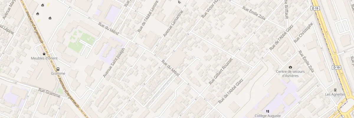 Plan du 46 Rue Victor Hugo à Asnières-sur-Seine