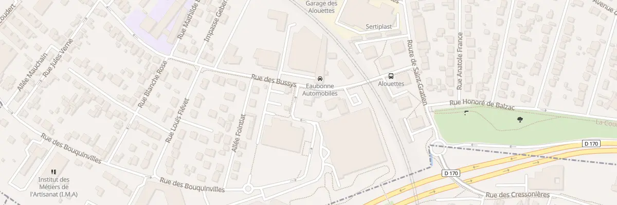 Plan du 102B Rue des Bussys à Eaubonne