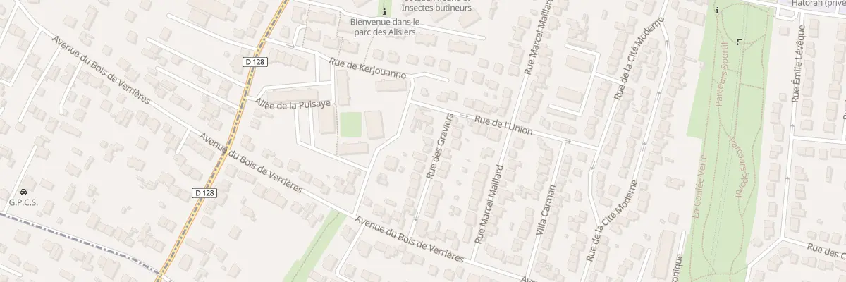 Plan du 15 Rue des Graviers à Antony