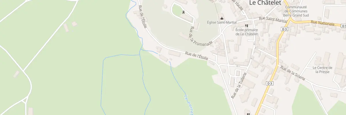 Plan du 24 Rue de l’Etoile au Châtelet