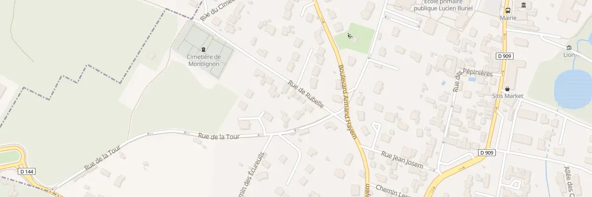 Plan du 5 Rue de Rubelle à Montlignon