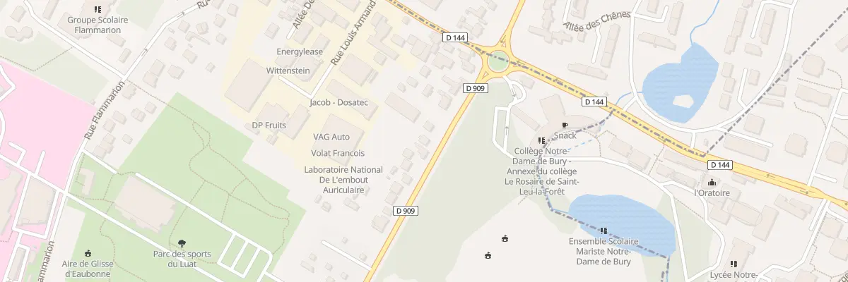 Plan du 101 Rte de Montlignon à Eaubonne