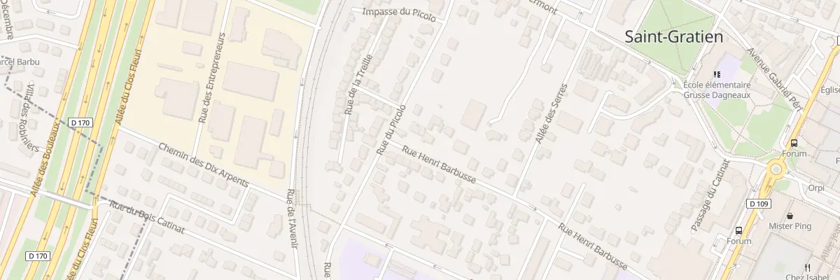 Plan du 42B Rue Henri Barbusse à Saint-Gratien
