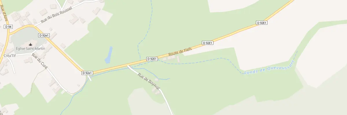 Plan du 6 Rte de Fiefs à Heuchin