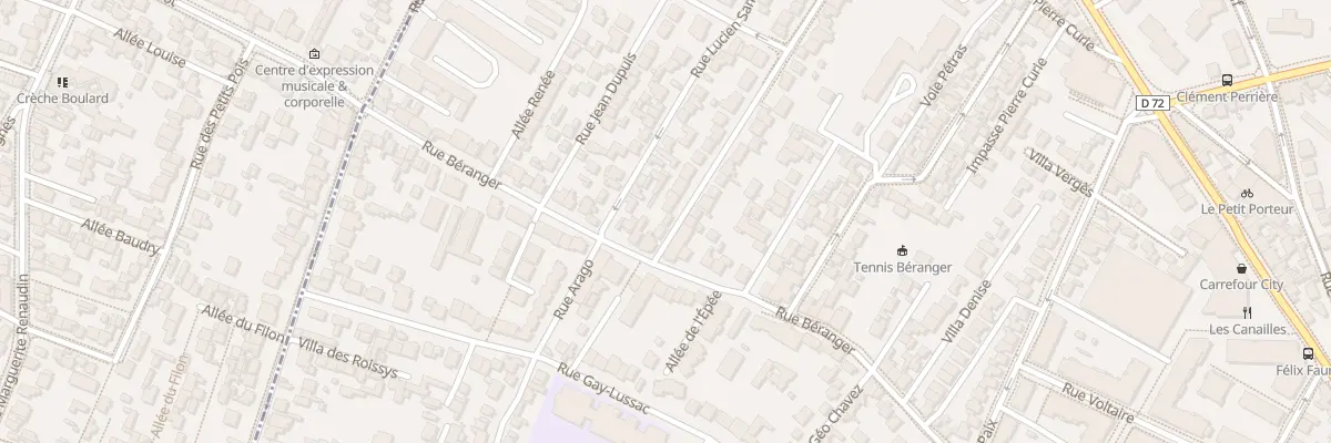 Plan du 5 Rue François Pinson à Châtillon