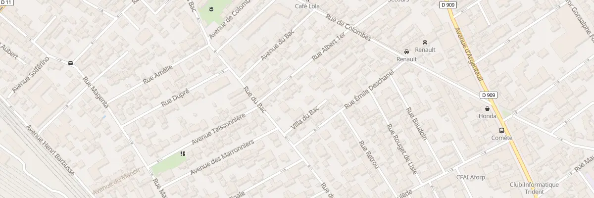 Plan du 26 Rue du Bac à Asnières-sur-Seine