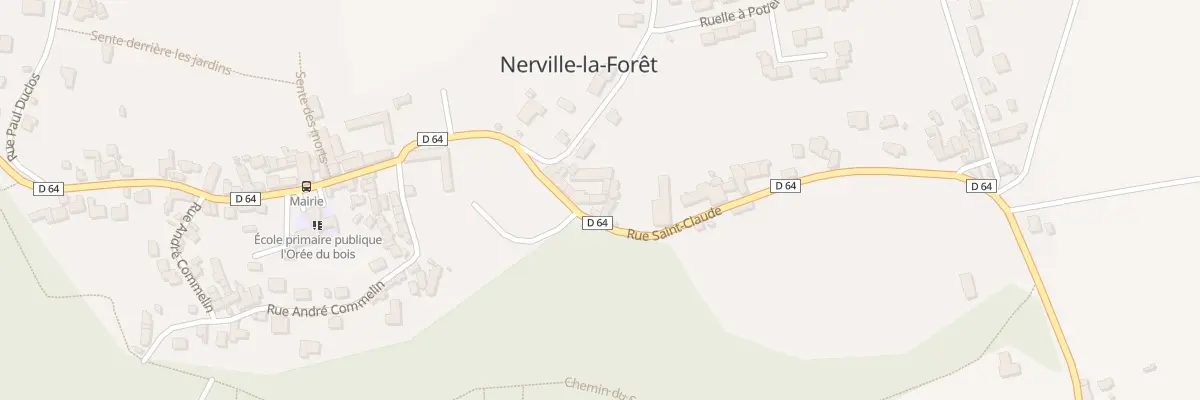 Plan du 57C Rue Saint Claude à Nerville-la-Forêt