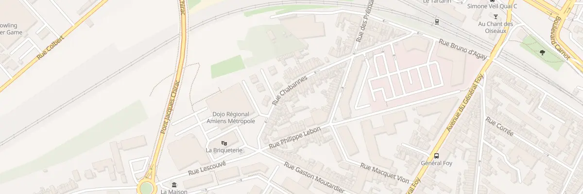 Plan du 59 Rue Chabannes à Amiens