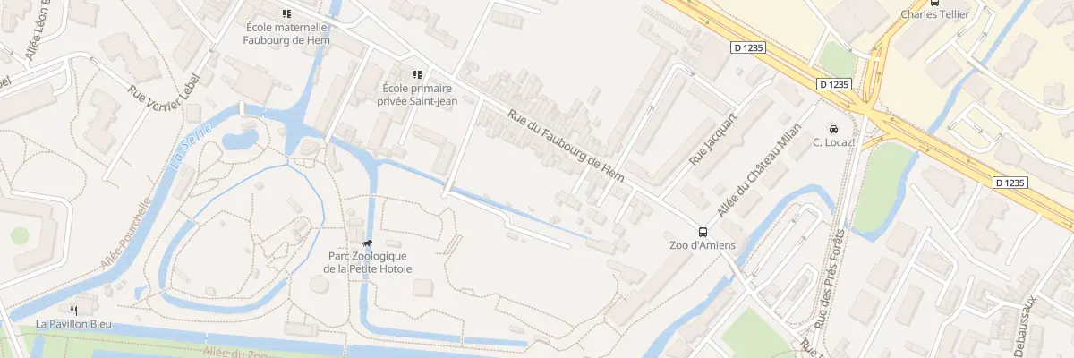 Plan du 67 Rue du Faubourg de Hem à Amiens