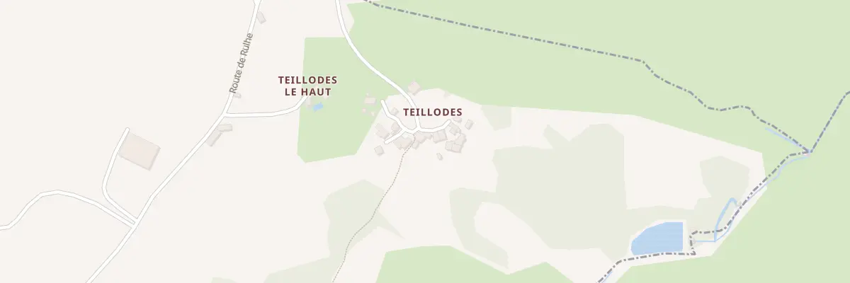 Plan du 5046 Teillodes à Lugan