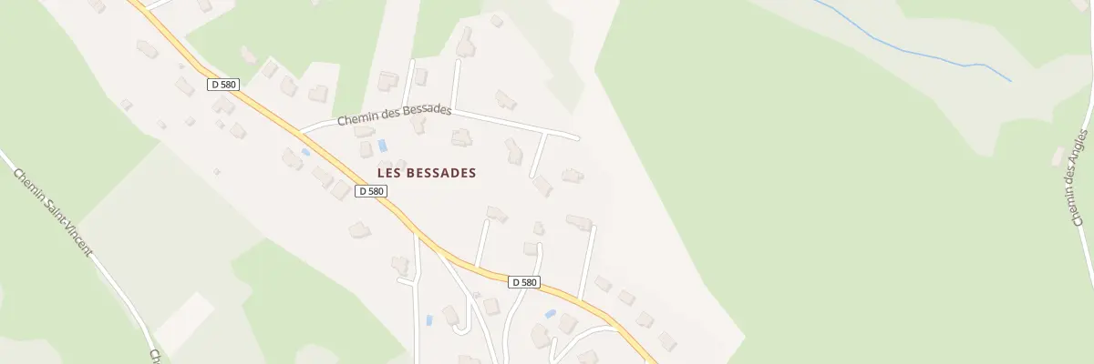 Plan du 232 Che des Bessades - Agnac à Flagnac