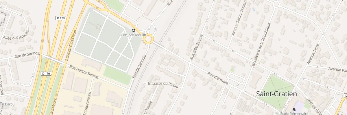 Plan du 73 Rue d’Ermont à Saint-Gratien