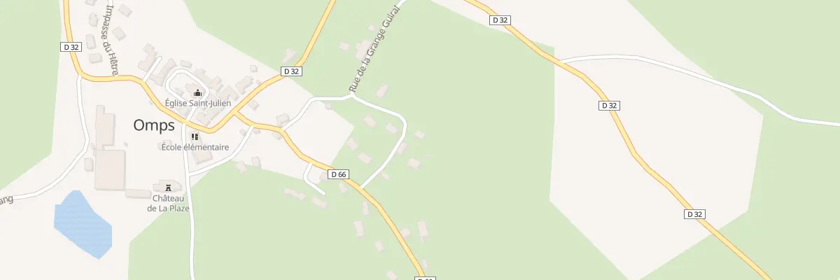 Plan du 6015 La Font Basse à Omps