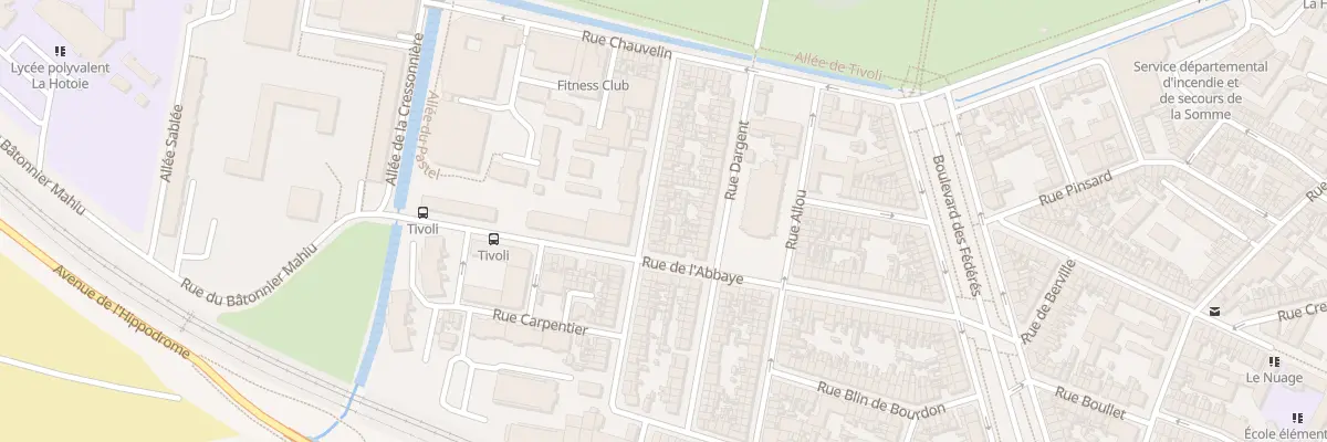Plan du 55 Rue Rembault à Amiens