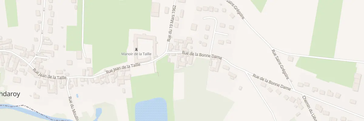 Plan du 4 Rue de la Bonne Dame à Bondaroy