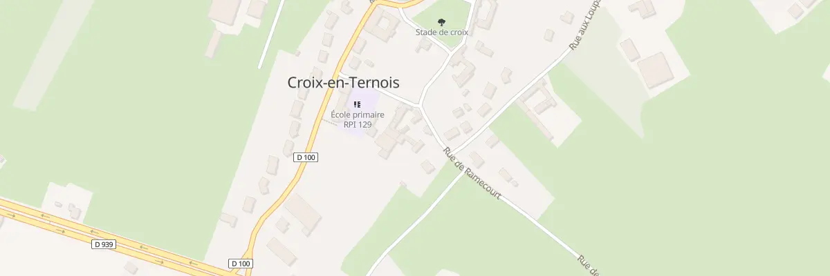 Plan du 147 Rue de Ramecourt à Croix-en-Ternois