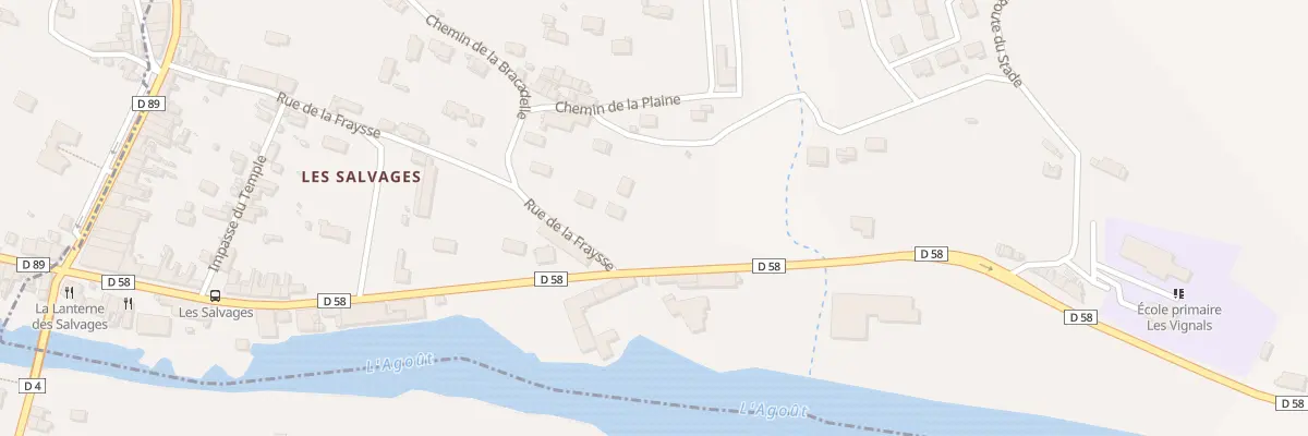 Plan du 25 Rue du Ruisseau de Rivassel à Burlats