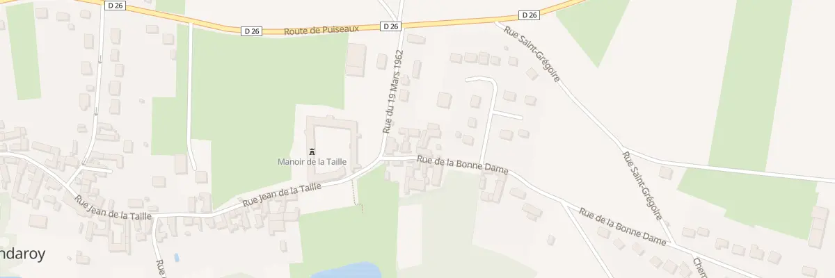 Plan du 1 Rue de la Bonne Dame à Bondaroy