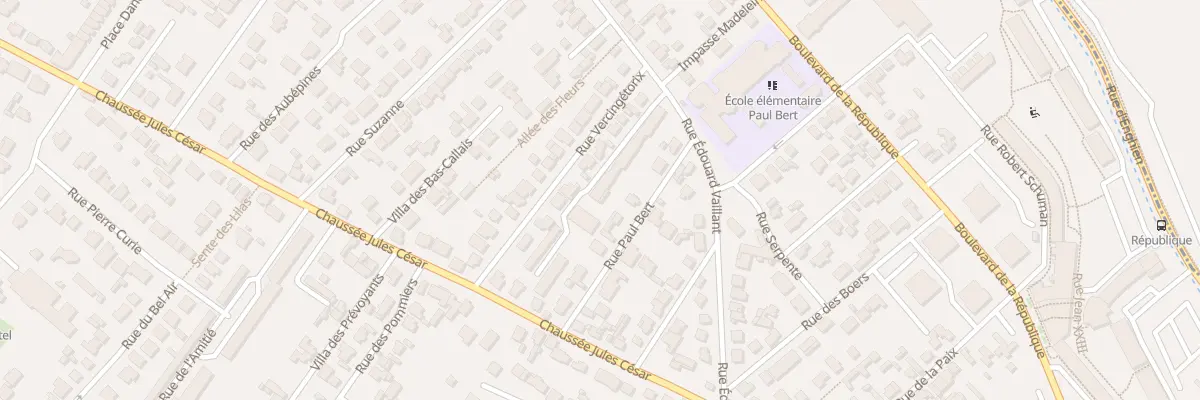 Plan du 42 Rue Edouard Vaillant à Eaubonne