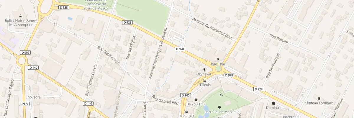 Plan du 18 Av Voltaire à Eaubonne