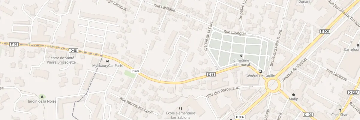 Plan du 52 Rue Pierre Brossolette à Châtillon