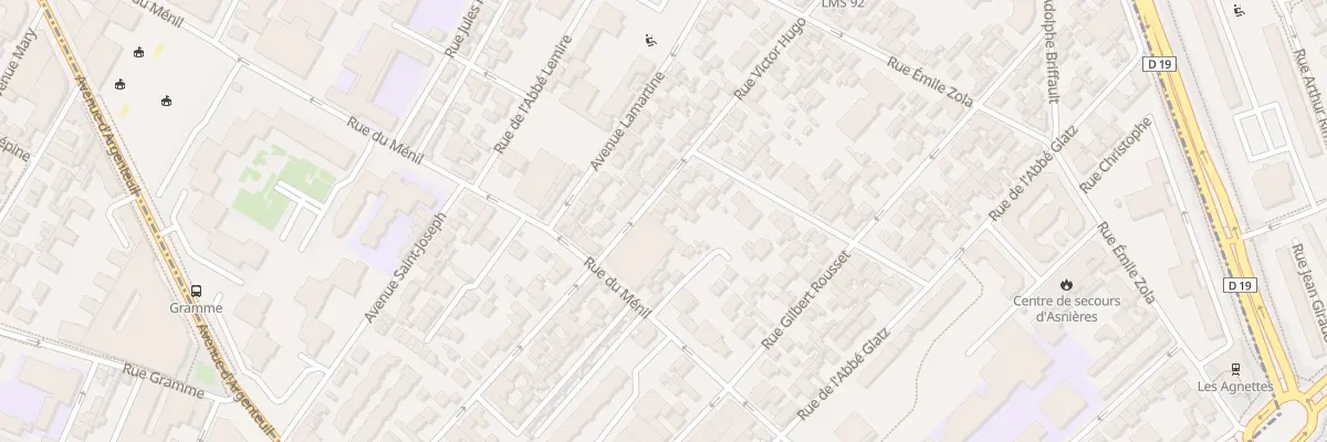 Plan du 52 Rue Victor Hugo à Asnières-sur-Seine