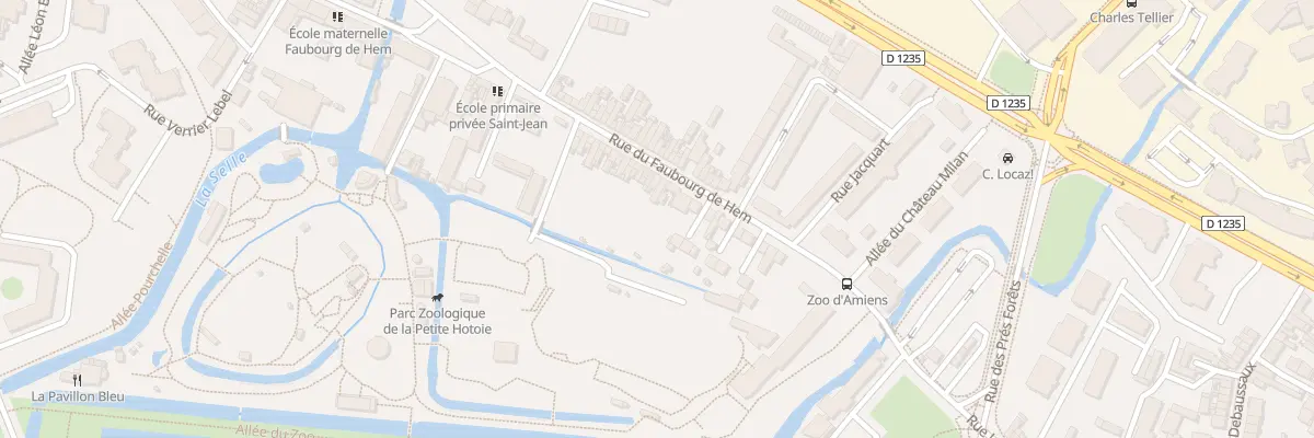 Plan du 65 Rue du Faubourg de Hem à Amiens