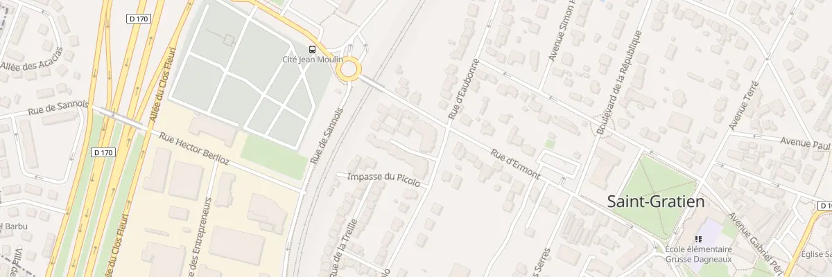 Plan du 2 Rue du Picolo à Saint-Gratien