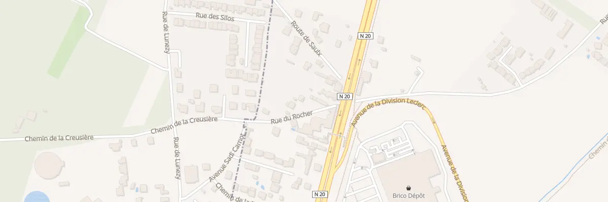 Plan du 4 Rte des Rochers de Saulx à Ballainvilliers