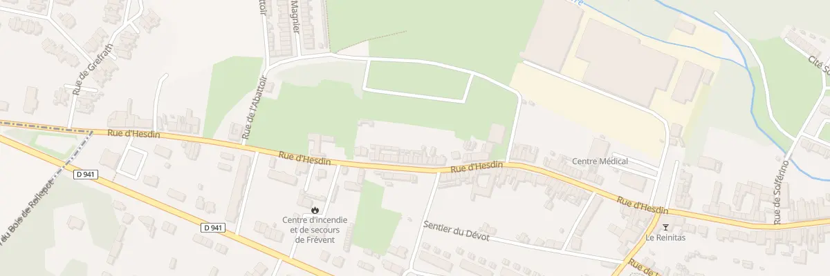 Plan du 172 Rue d’Hesdin à Frévent